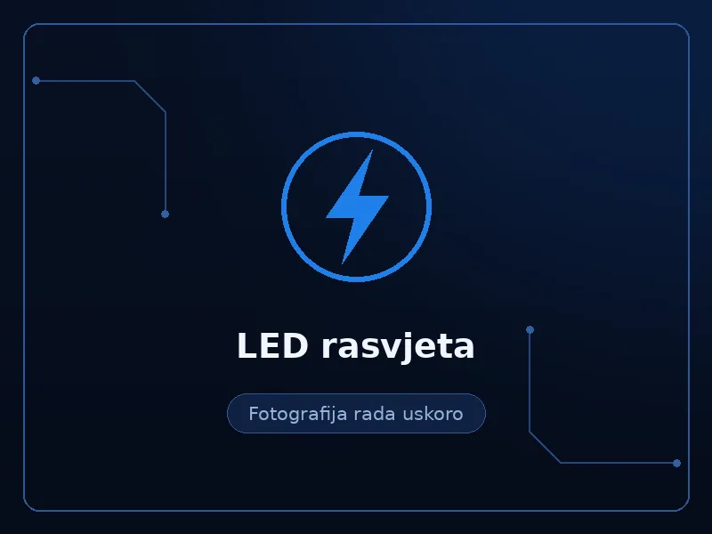 Ugradnja LED rasvjete, fotografija rada uskoro