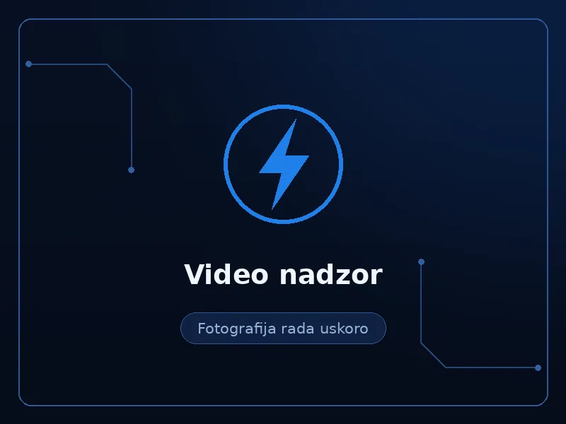Montaža video nadzora, fotografija rada uskoro